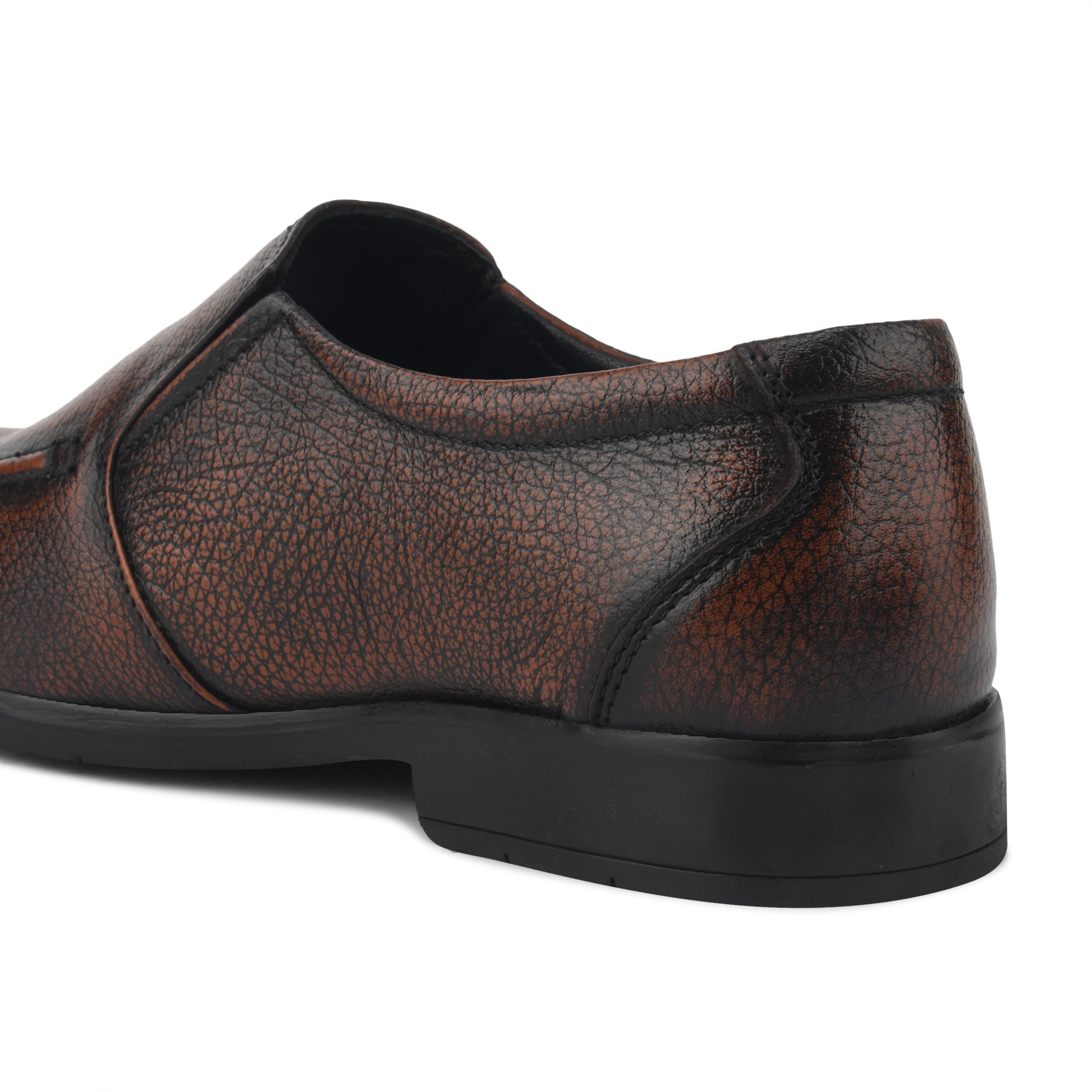 MC03 - Men’s Classic Brown Slip-On Moccasin Shoes for Office & Formal Wear