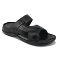 SP03 - Men’s Black Leather Everyday Comfort Slippers