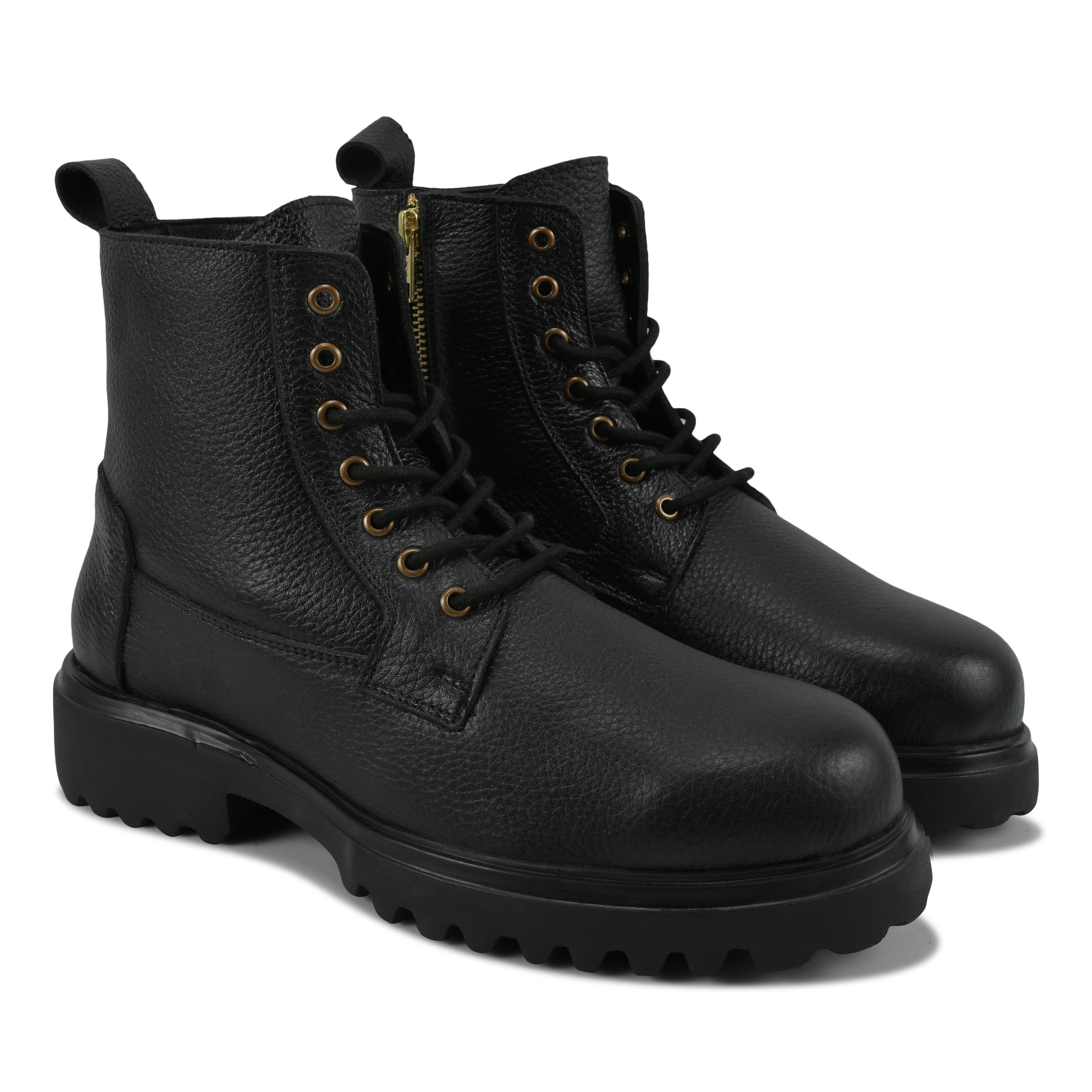 BT01 - Men’s Premium Urban Tactical Leather Boots – All-Day Comfort & Grip - Brexley