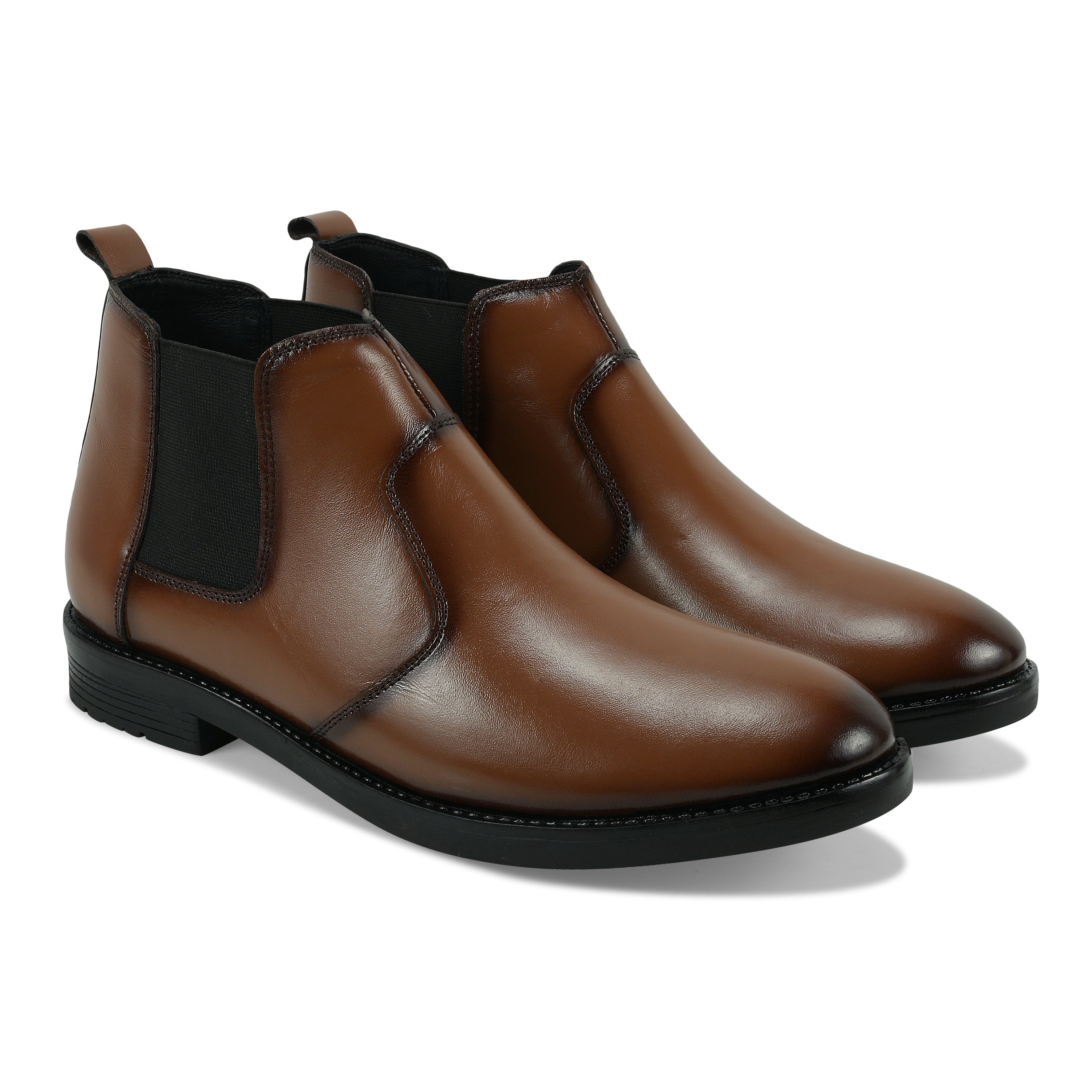 CL01 - Chelsea Men’s Brown Leather Chelsea Boots – Formal & Smart Casual Ankle Boots