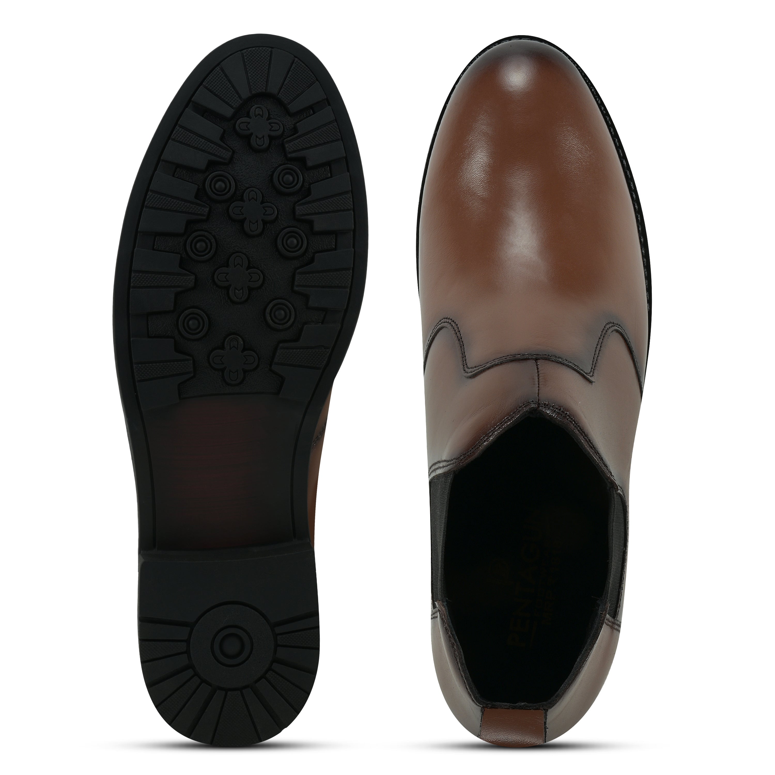 CL01 - Chelsea Men’s Brown Leather Chelsea Boots – Formal & Smart Casual Ankle Boots