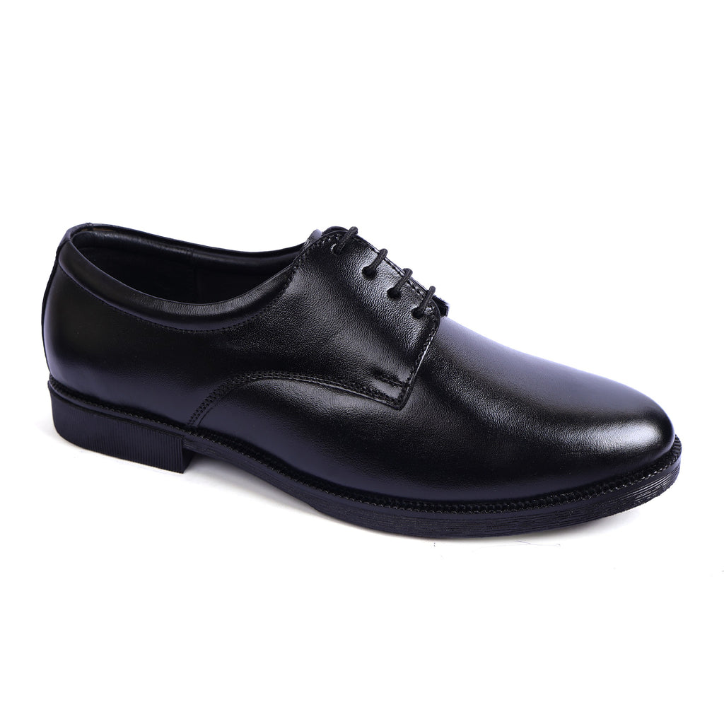 DB01 - Derby Men’s Genuine Leather Formal Shoes - Classic Black Derby Office, Business & Wedding Wear