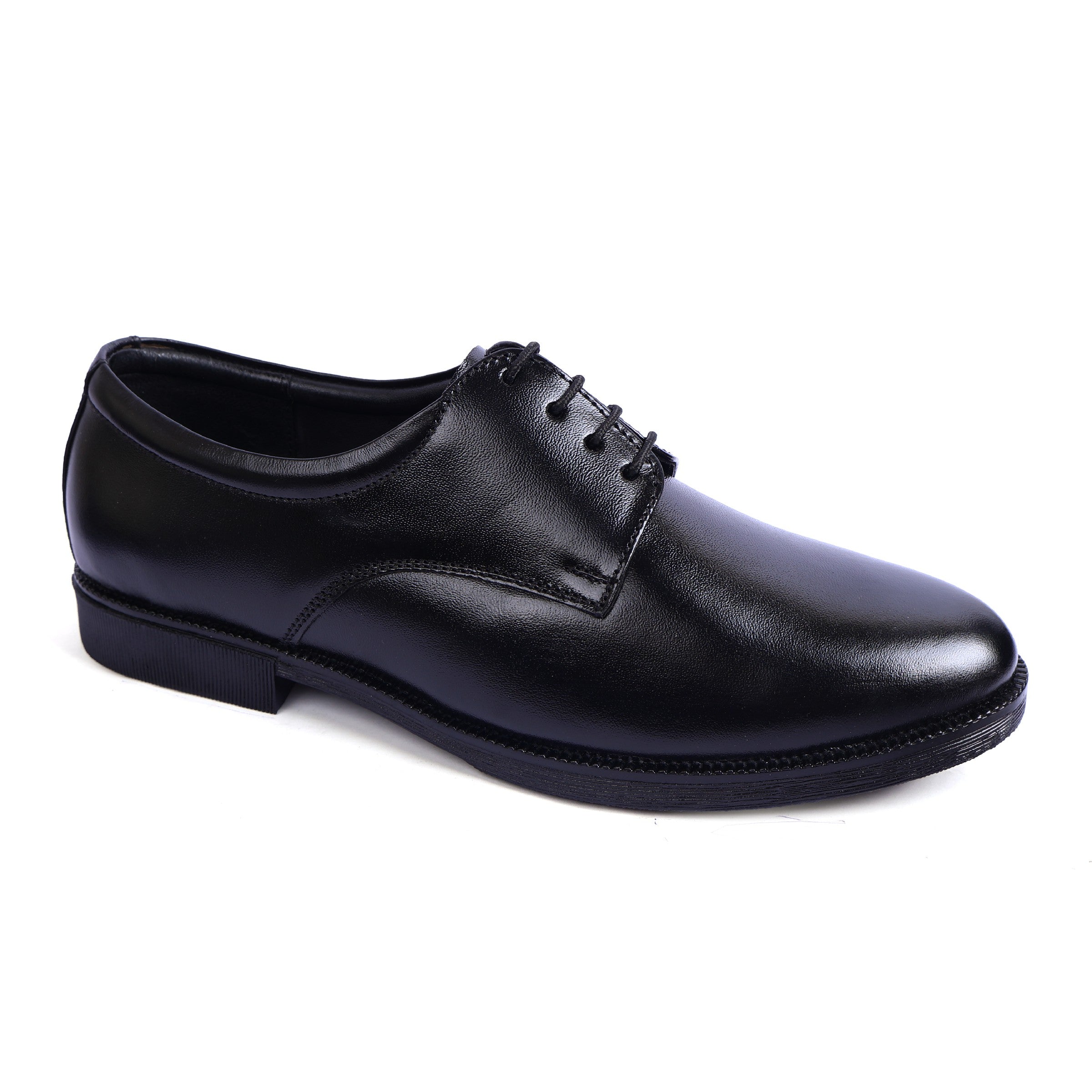 DB01 - Derby Men’s Genuine Leather Formal Shoes - Classic Black Derby Office, Business & Wedding Wear