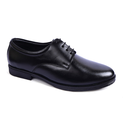 DB01 - Derby Men’s Genuine Leather Formal Shoes - Classic Black Derby Office, Business & Wedding Wear