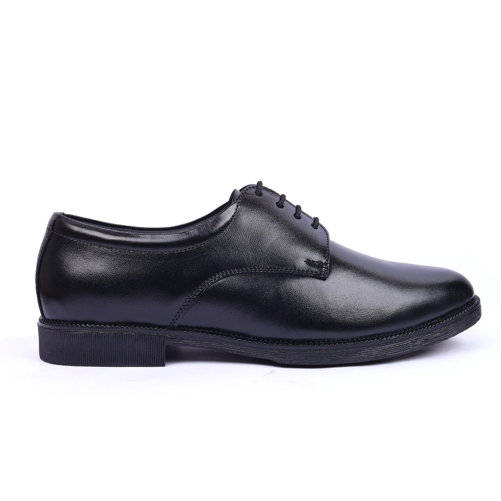 DB01 - Derby Men’s Genuine Leather Formal Shoes - Classic Black Derby Office, Business & Wedding Wear