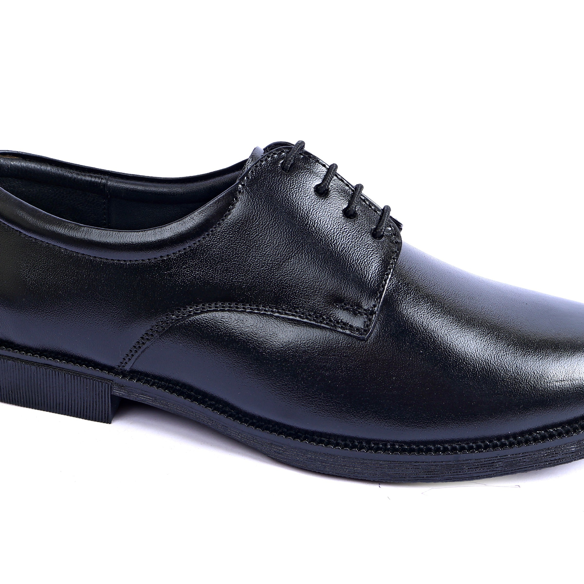 DB01 - Derby Men’s Genuine Leather Formal Shoes - Classic Black Derby Office, Business & Wedding Wear
