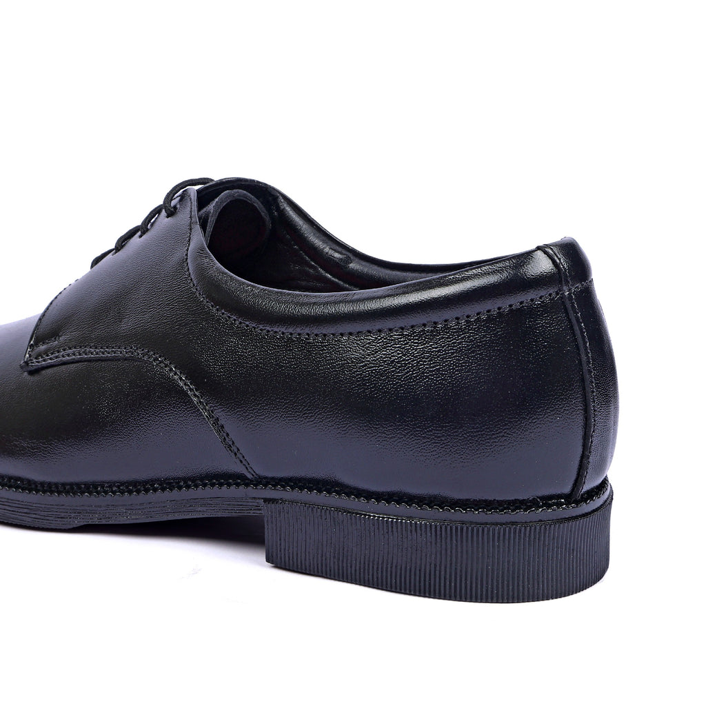 DB01 - Derby Men’s Genuine Leather Formal Shoes - Classic Black Derby Office, Business & Wedding Wear